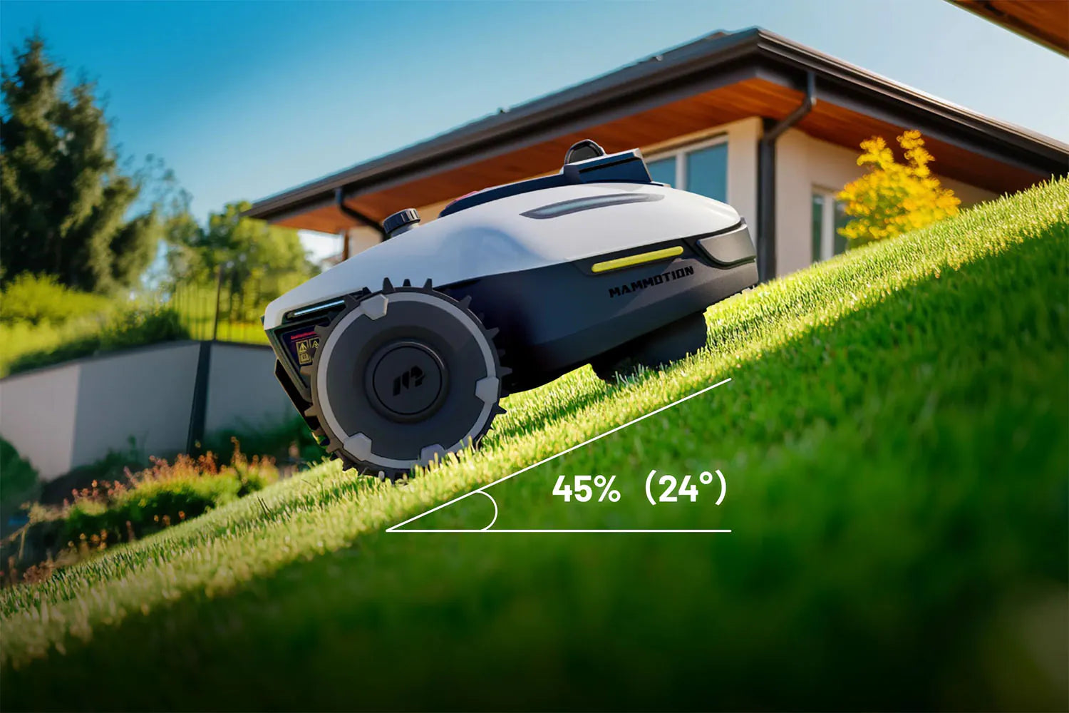 Capacitate de urcare până la 45%