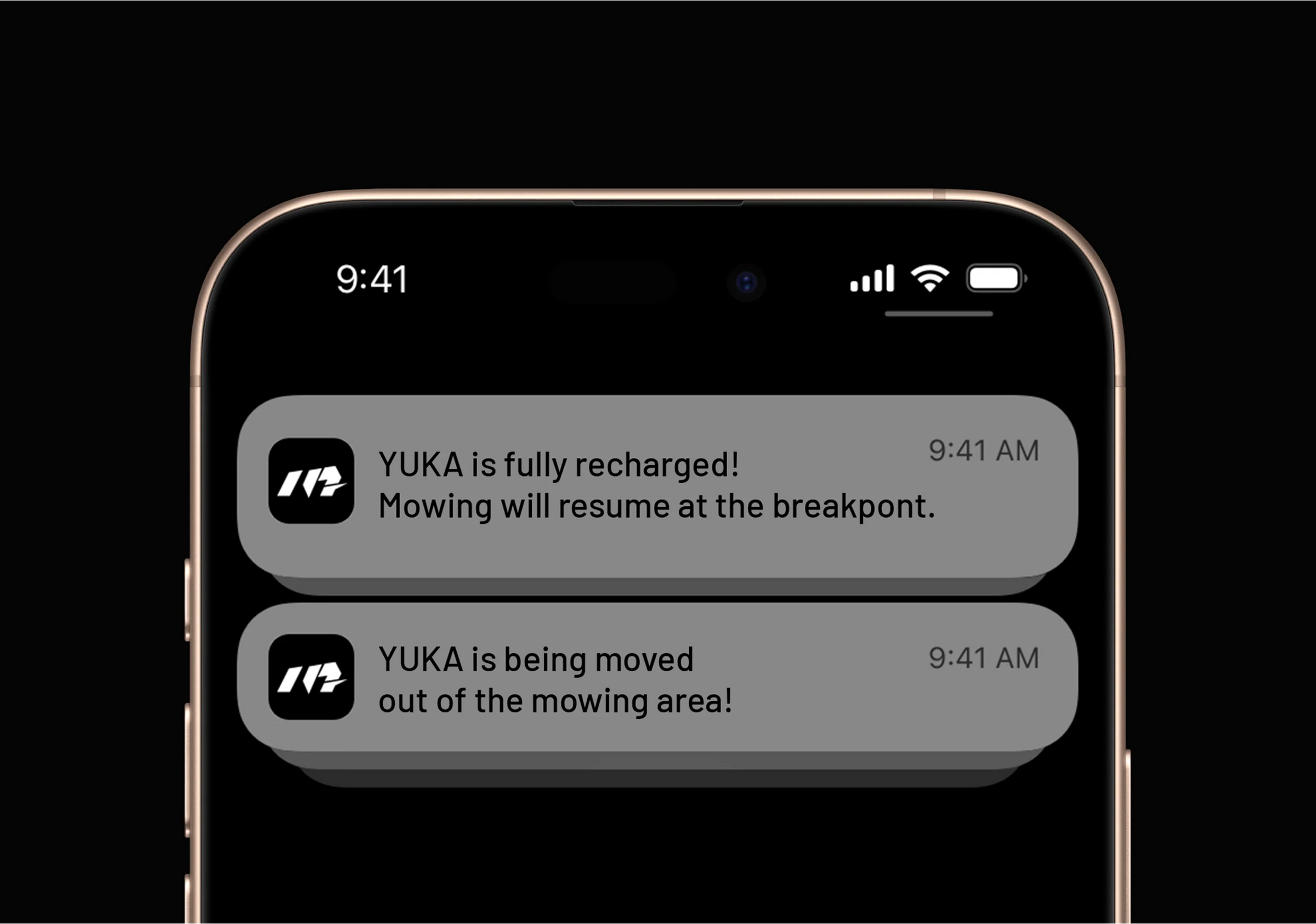 Notificări în aplicație