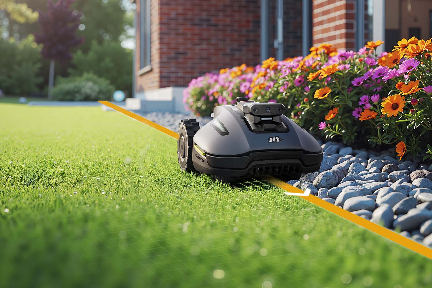 Tundere inteligentă a marginilor gazonului